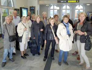På SJ centralstation i Lund